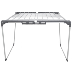 Suszarka na pranie składana + Zawieszki do skarpet Szara