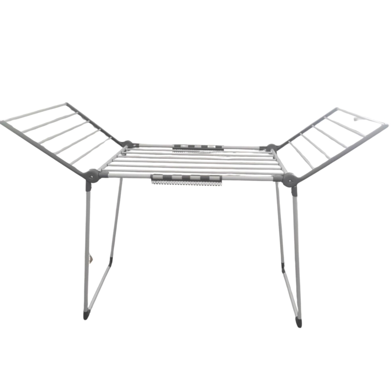 Suszarka na pranie składana + Zawieszki do skarpet Szara