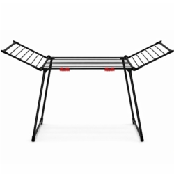 Suszarka na pranie składana + Zawieszki do skarpet Czarna