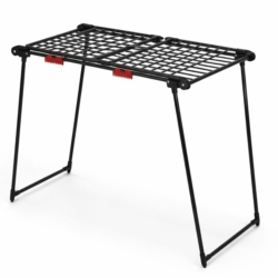 Suszarka na pranie składana + Zawieszki do skarpet Czarna