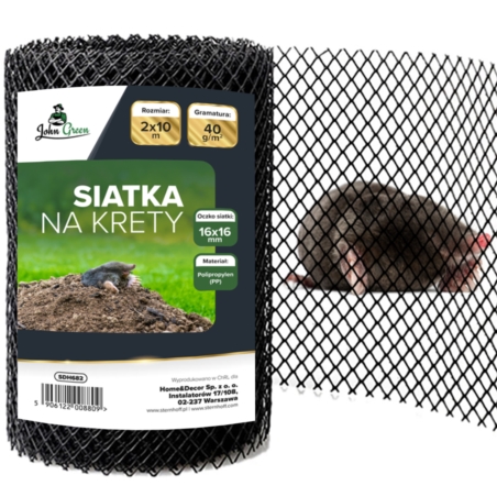 Siatka na krety i nornice 40g/m2 2x10m