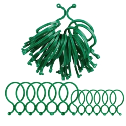 Uchwyty do mocowania roślin 40 sztuk (15 dużych + 25 małych)