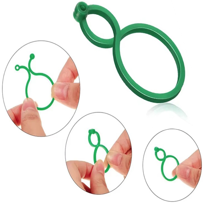 Uchwyty do mocowania roślin 40 sztuk (15 dużych + 25 małych)