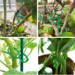 Uchwyty do mocowania roślin 40 sztuk (15 dużych + 25 małych)