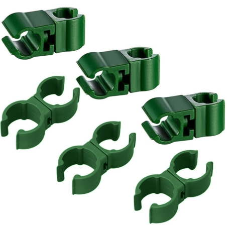 Łącznik obrotowy 360° do tyczek ogrodowych 16mm 6 sztuk