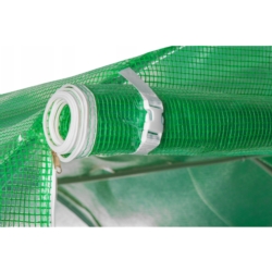 Tunel foliowy ogrodowy szklarnia z metalowym stelażem Zielony 2x4,5x2m