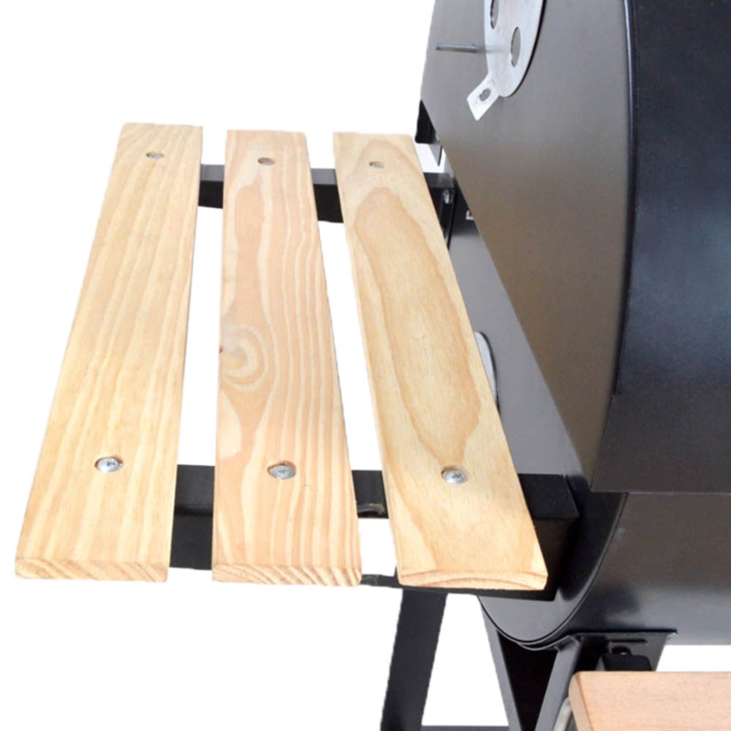 Grill węglowy ogrodowy z kółkami i pokrywą XXL