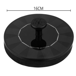 Fontanna solarna ogrodowa pływająca do oczka wodnego + Filtr