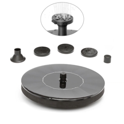 Fontanna solarna ogrodowa pływająca do oczka wodnego + Filtr