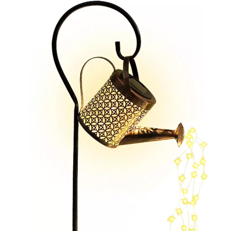 Lampa solarna ogrodowa Konewka +  Drucik