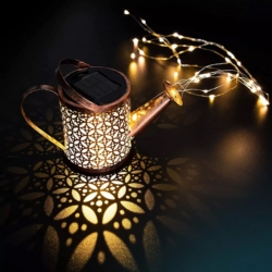 Lampa solarna ogrodowa Konewka +  Drucik