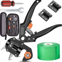 Sekator nożycowy do szczepienia drzewek, krzewów, roślin + Zapasowe noże 2 sztuki