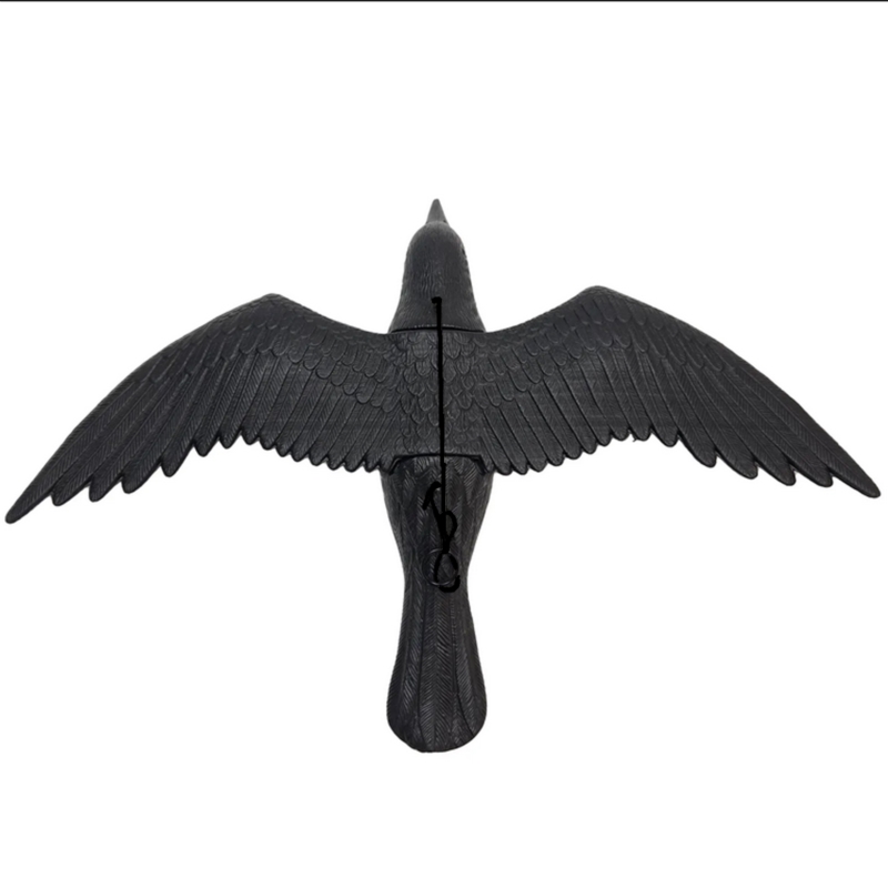 Kruk odstraszacz ptaków, gołębi na balkon, wiszący