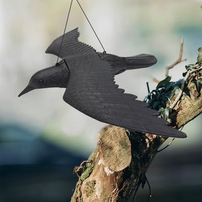 Kruk odstraszacz ptaków, gołębi na balkon, wiszący