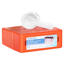 Zestaw chemii do basenu, Chlor, Algi, Korekcja pH, FlockStop + Tester