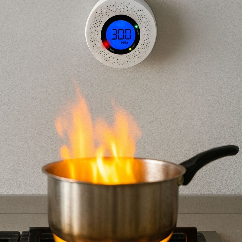 Czujnik czadu, tlenku węgla bezprzewodowy