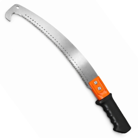 Piła ręczna do cięcia gałęzi i drewna z hakiem i możliwością zwieszenia 38cm