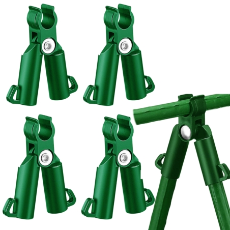 Łącznik szczytowy kątowy do tyczek do roślin 11mm 4szt.