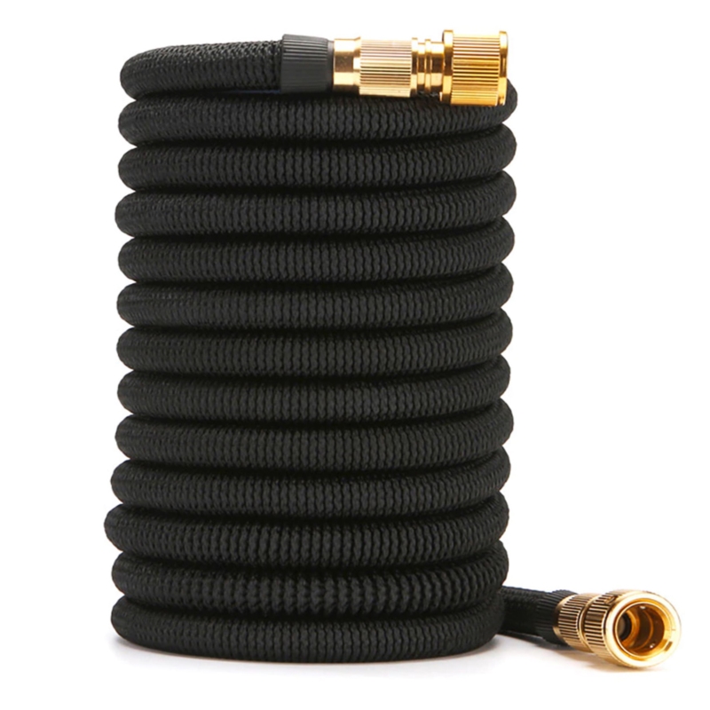 Wąż ogrodowy rozciągliwy 1/2" 45m + Złączki mosiężne + Pistolet zraszacz + Uchwyt i worek do przechowywania