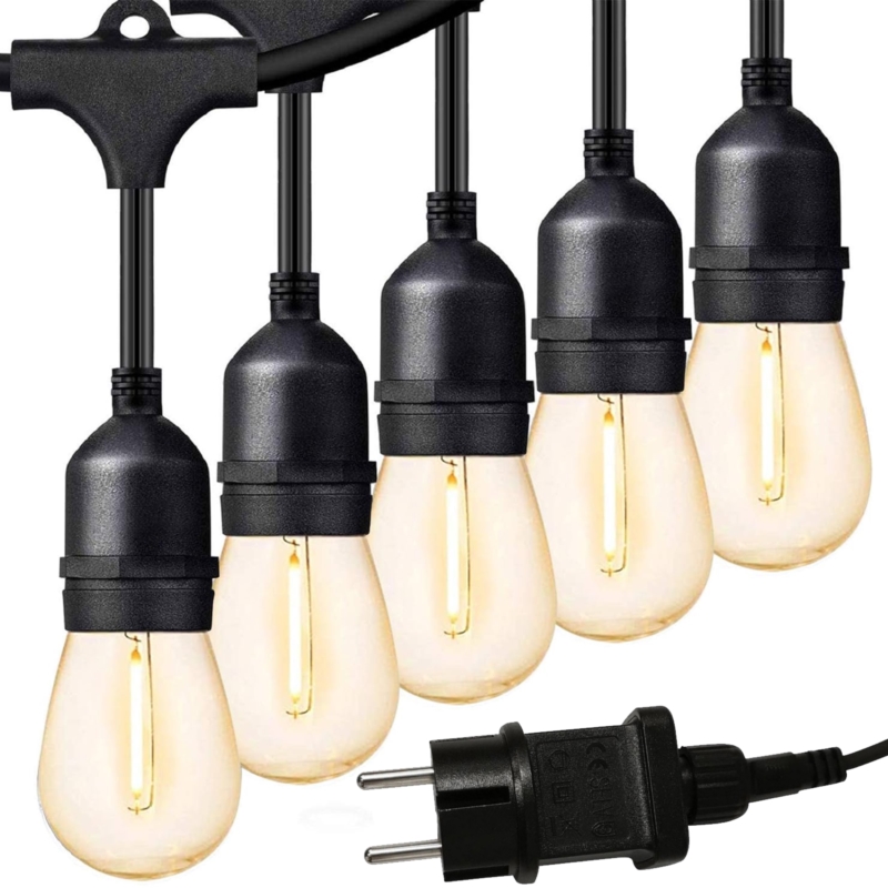 Girlanda ogrodowa Żarówki Jarzeniowe 20 LED