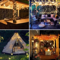 Girlanda ogrodowa Żarówki Jarzeniowe 20 LED