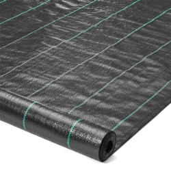 Agrowłóknina wiosenna ściółkująca na chwasty czarna 90g/m2 1,1x50m + 50 Szpilek