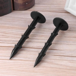 Agrowłóknina wiosenna ściółkująca na chwasty czarna 90g/m2 1,6x100m + 100 Szpilek