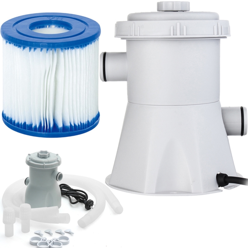 Pompa filtrująca do basenu + Filtr do pompy + Węże + Sitka