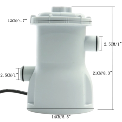 Pompa filtrująca do basenu + Filtr do pompy + Węże + Sitka