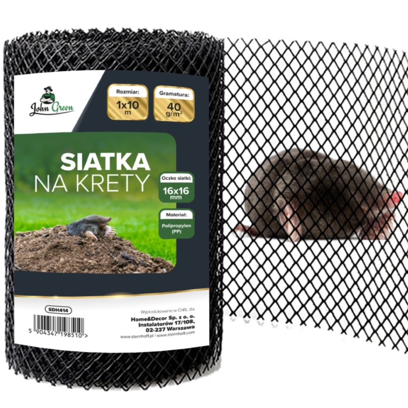 Siatka na krety i nornice 40g/m2 1x10m