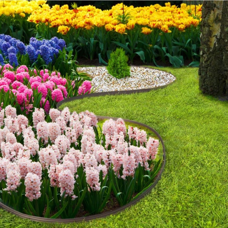 Obrzeże trawnikowe ogrodowe 6cm 20m + 40 Kotew