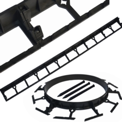Obrzeże trawnikowe 45mm 30mb (3x10m) + 90 Kotew