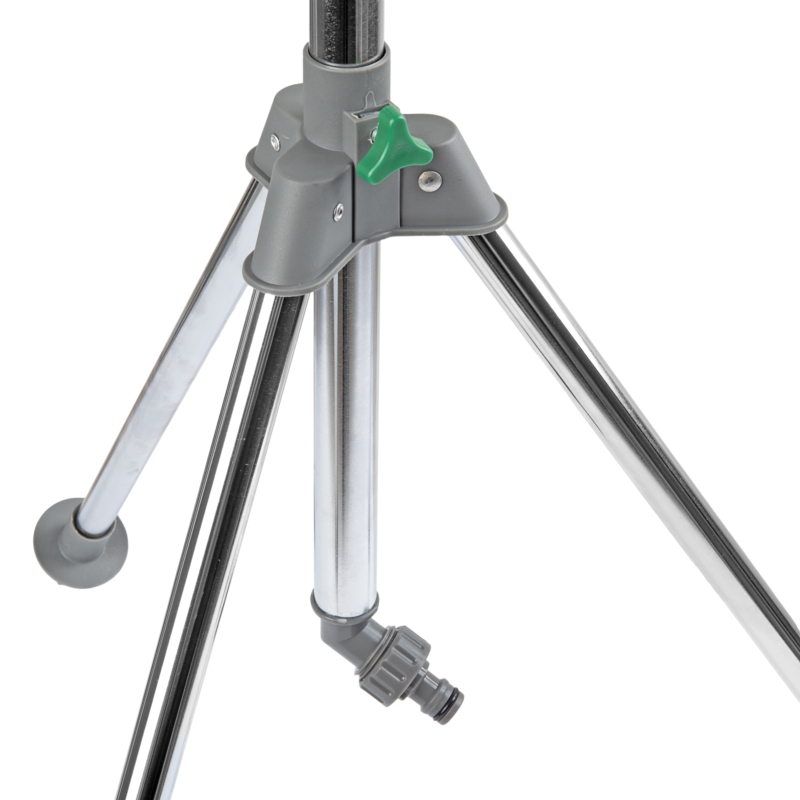 Zraszacz metalowy ogrodowy pulsacyjny 360° + Stojak