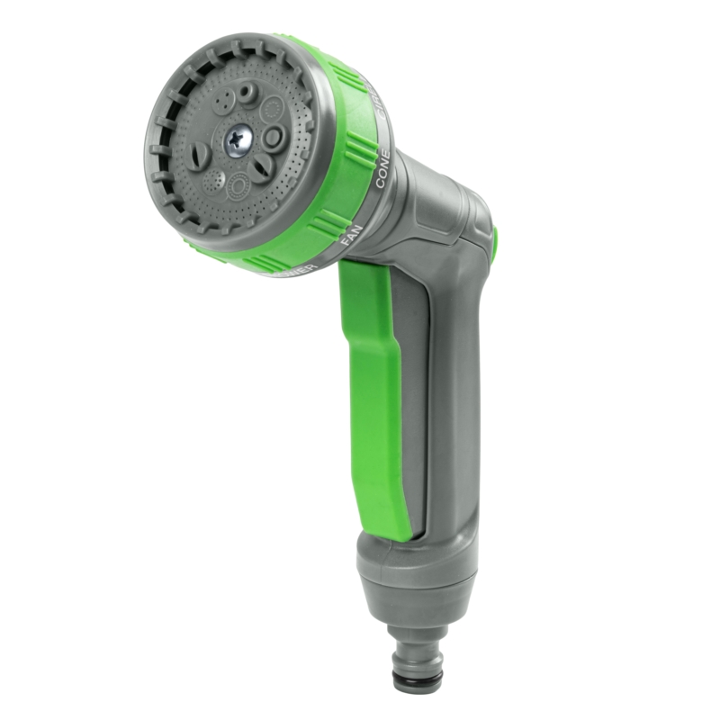 Zraszacz ręczny pistolet do węża ogrodowego z blokadą 9 funkcji