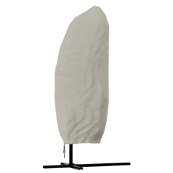 Parasol ogrodowy na wysięgniku składany 300cm Kremowy + Pokrowiec