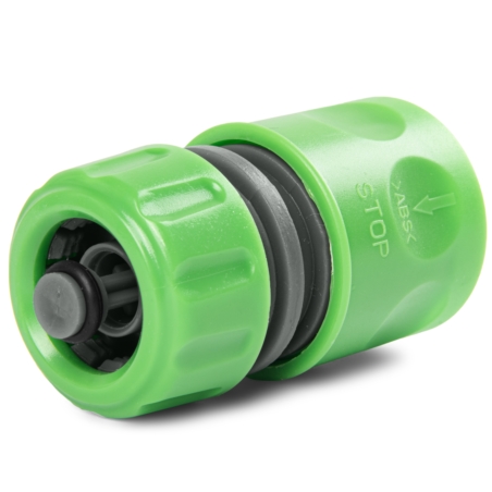 Szybkozłącze na wąż ogrodowy 1/2" z blokadą przepływu wody ANTI-SPLASH