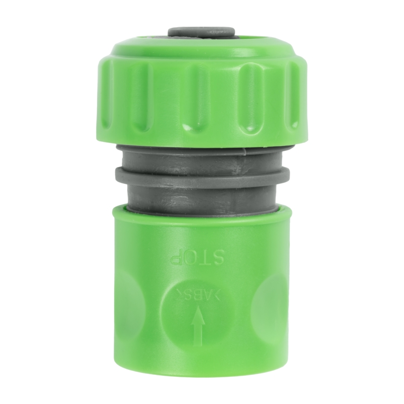 Szybkozłącze na wąż ogrodowy 3/4" z blokadą przepływu wody ANTI-SPLASH