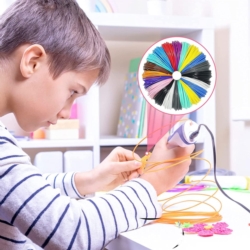 Długopis 3D dla dzieci drukarka Fioletowy + Wkłady