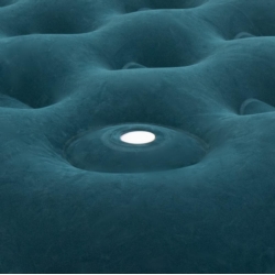 Materac dmuchany dwuosobowy 191x137cm z wbudowaną Pompką