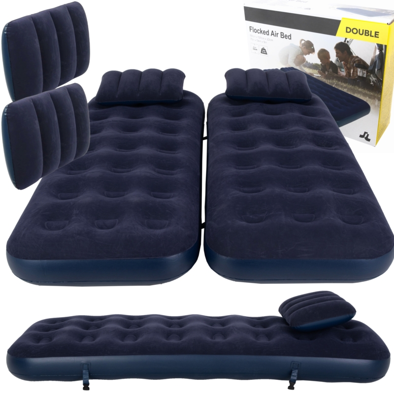 Materac dmuchany jednoosobowy 191x73cm z poduszką 2 sztuki