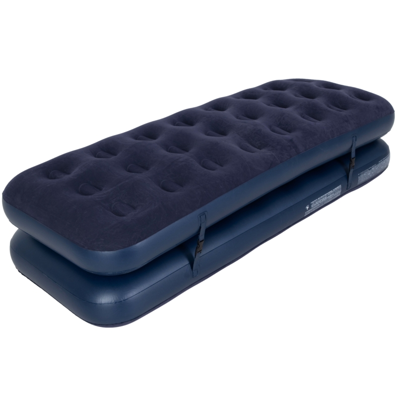 Materac dmuchany jednoosobowy 191x73cm z poduszką 2 sztuki