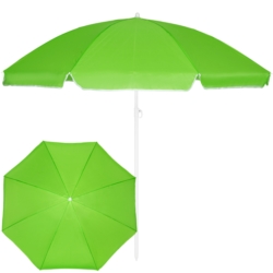 Parasol plażowy składany łamany Zielony 180cm