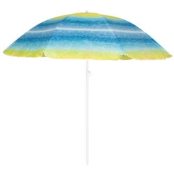 Parasol plażowy łamany składany Odcienie Niebieskiego 220cm