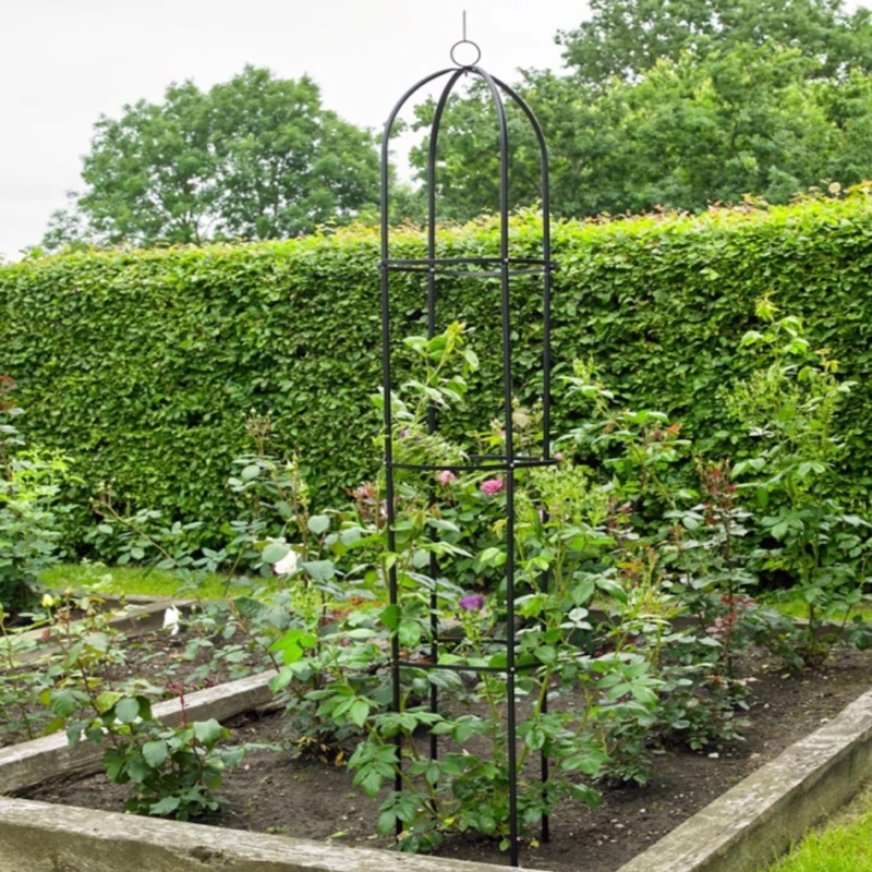 Pergola ogrodowa do róż i roślin pnących metalowa dzwon 190cm