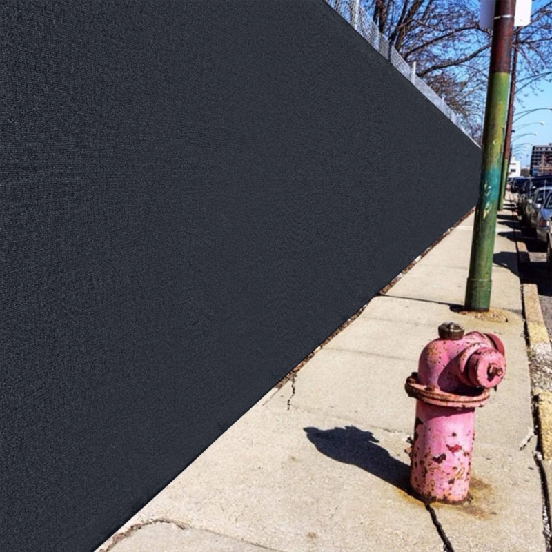 Siatka cieniująca na ogrodzenie masująca 90% 1,5x25m Grafitowy + Opaski