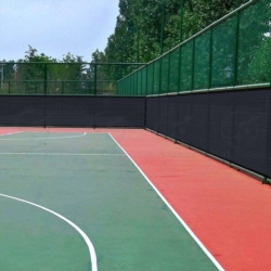 Siatka cieniująca na ogrodzenie masująca 90% 1,5x25m Grafitowy + Opaski