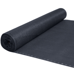 Siatka cieniująca na ogrodzenie masująca 62% 1,5x10m Grafitowy + Opaski