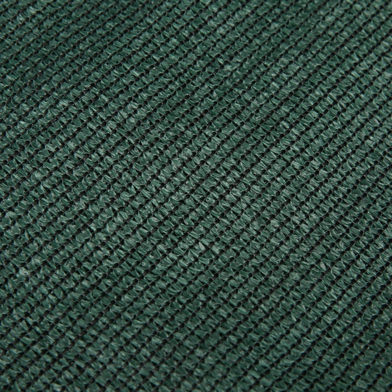 Siatka cieniująca na ogrodzenie masująca 90% 1,5x10m Ciemny Zielony + Opaski