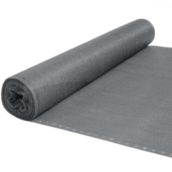 Siatka cieniująca na ogrodzenie masująca 62% 1,5x10m Szary + Opaski