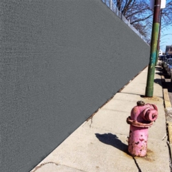 Siatka cieniująca na ogrodzenie masująca 62% 1,5x10m Szary + Opaski